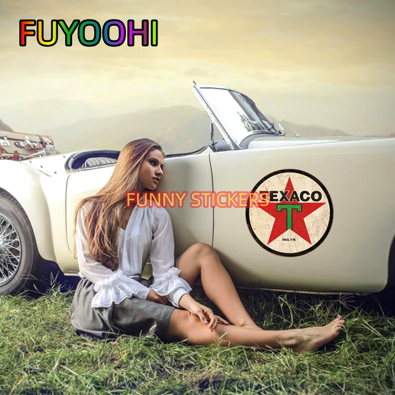 Рисунок 4 - Виниловая наклейка Texaco в стиле ретро