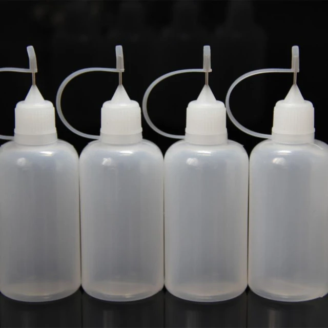 3pcs Needle Tip Squeeze Bottle 10ml, 20ml, 30ml, 50ml, 100ml