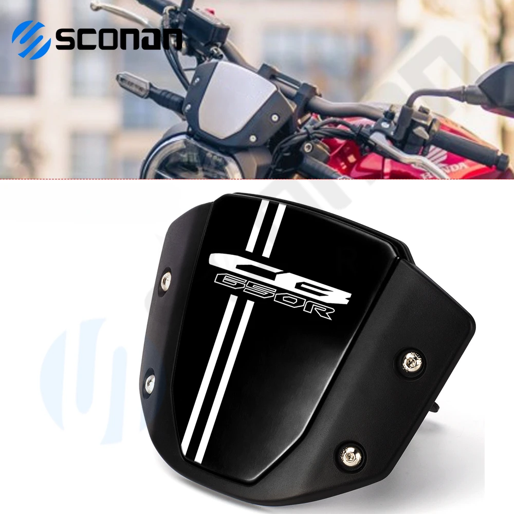 

Motorcycle Accessories Windshield Windscreen Kit Deflector Wind Screen For Handa CB650R CB 650R CB 650 R 2019 2020 2021