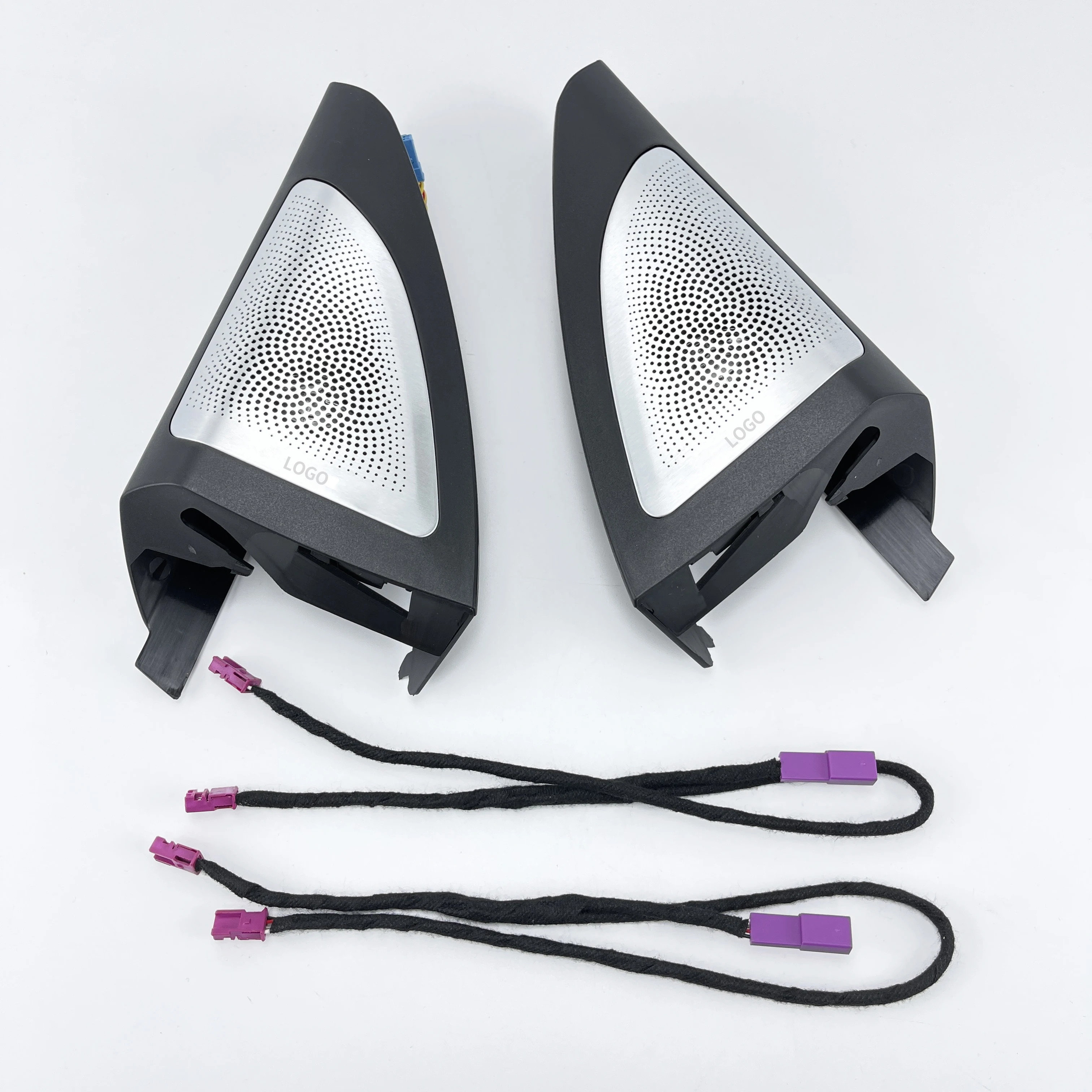 BMW G05 X5 G06 X6 G07 X7 G30 G31 5시리즈용 발광 커버 케이블 LED 램프 플러그 앤 플레이 고품질 BW 스피커 커버 라인