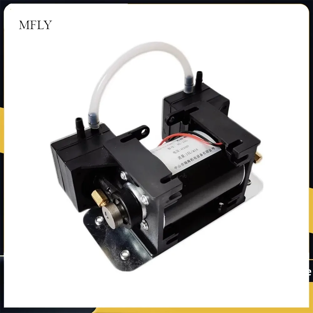 HL-15L 12V/220V High Positive Negative Pressure Vacuum Pump Large Beauty Instrument Mute Double Head Diaphragm Pump Micro Air