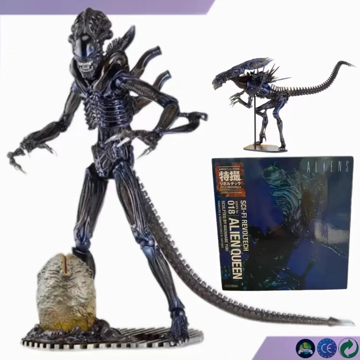 

Yamaguchi 016 018 Alien Action Figures Toys 15cm High Quality Alien Vs. Predator Statues Model Doll Collectible Ornaments Gifts