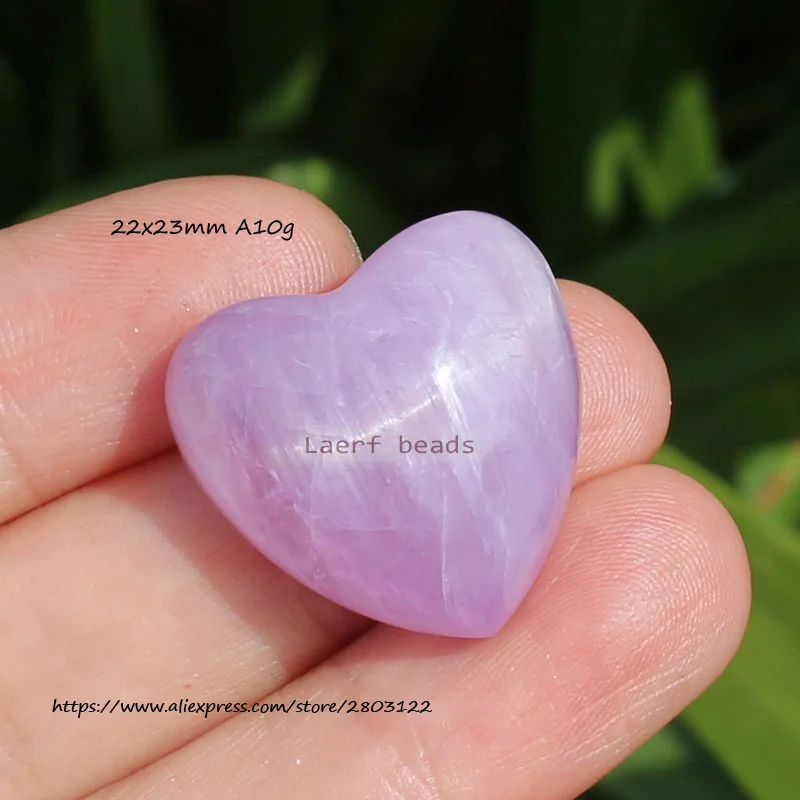 Natural Purple Kunzite Real Gem Stone Water Drop Shape Pandent ,100% Natural Guarantee, For DIY Jewelry Making !