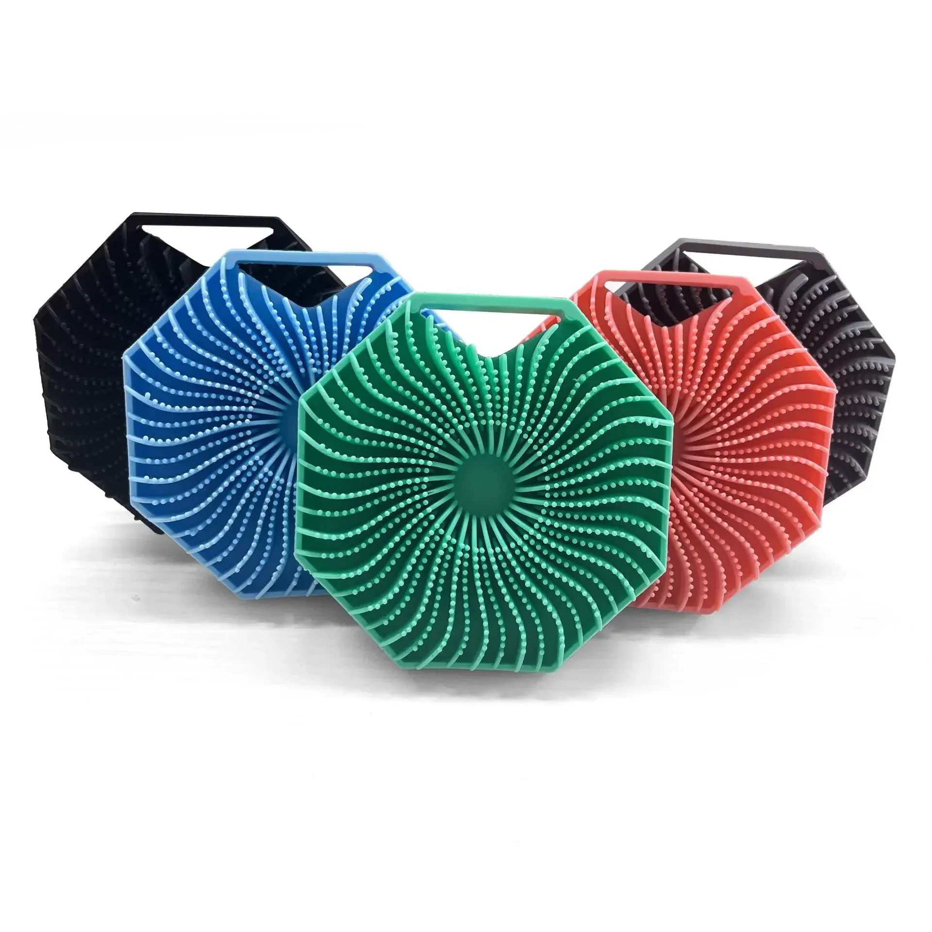 Bath Towel Scrubber Massage Bath Brush Exfoliating Silicone Shower Brush Back Scrubber Mud Removal Tool