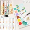 20 Sheets Portable Children Watercolor Painting Book Paint with Water Kids Gouache Graffiti Picture Coloring Drawing Toys Gifts 1