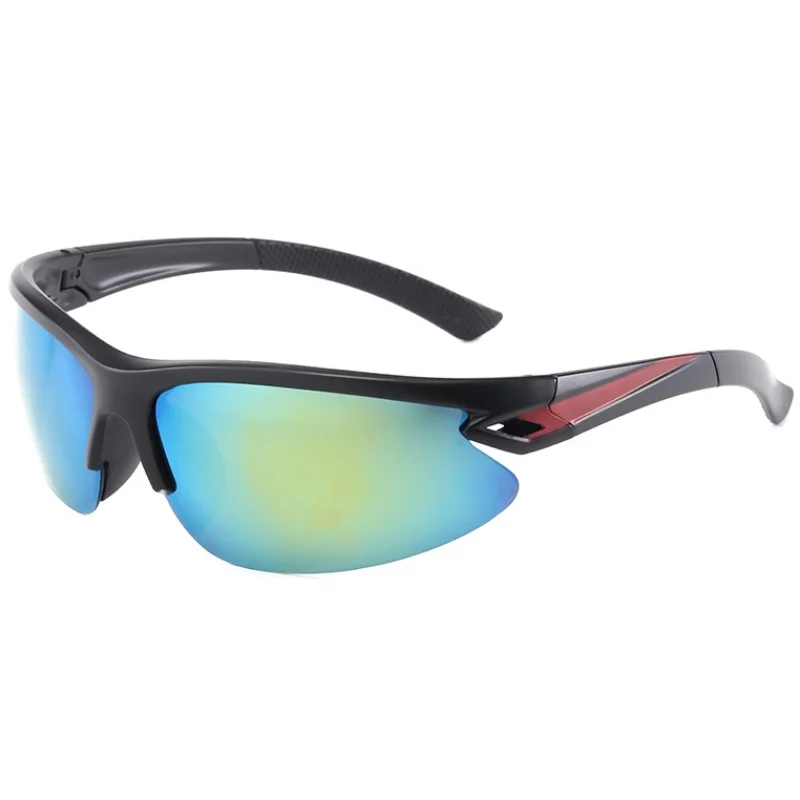 New Design Outdoor Wild Riding Outing Sports Sunglasses Big Frame  Avant-garde Fashion Trend Colorful Sunglasses Cycling Glasses