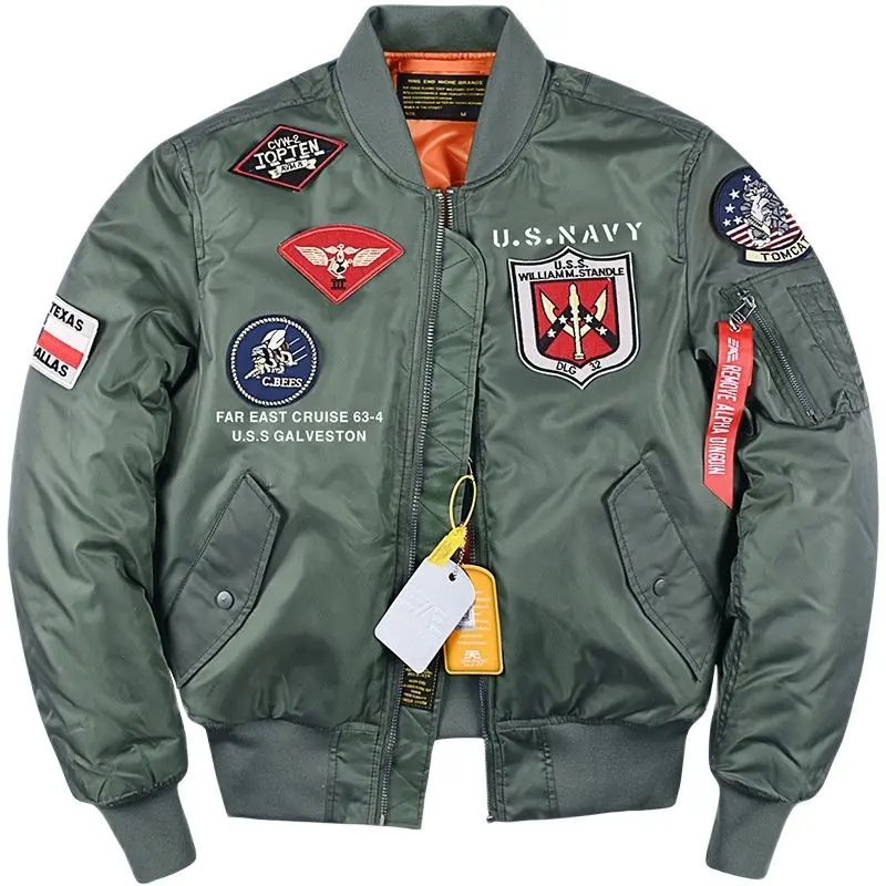 New-Alpha-Martin-Winter-Thicken-Flight-Pilot-Jacket-Men-s-Military ...