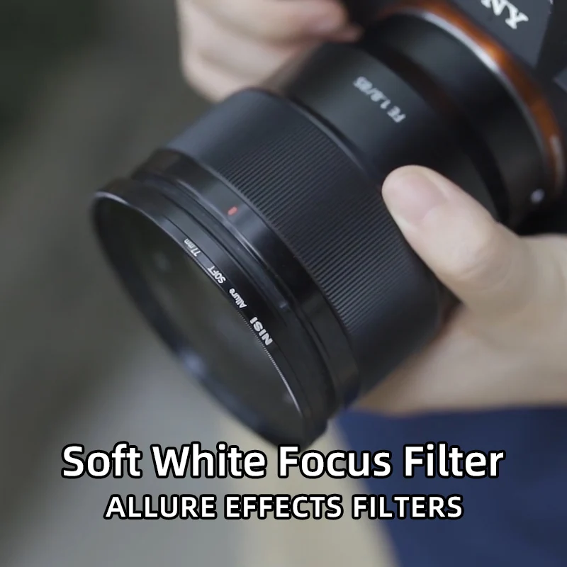 NiSi ALLURE SOFT Soft Mirror Obscure Mirror White Soft 67 72 82 77mm Portrait Photography Soft Filter Micro SLR Camera Filter 6