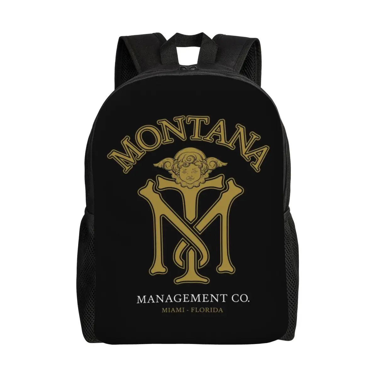 

Scarface Film Movie Laptop Backpack Men Women Basic Bookbag for School College Student Tony Montana Bag