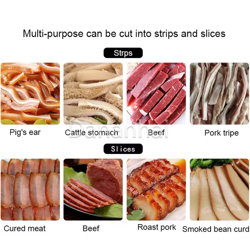304 Stainless Steel Meat Slicer, Industrial Chicken Breast, Beef Slicer, Potato Slicer 6