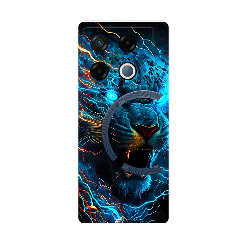 Funny Cute Silicone Soft Back Case with Shockproof Bumper - Infinix GT 20 Pro