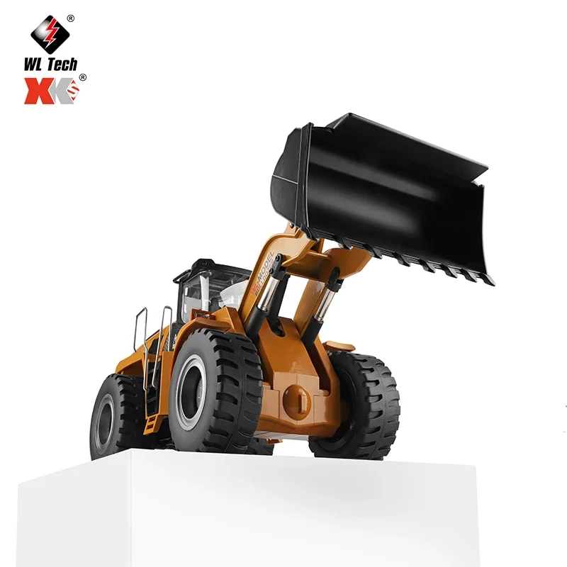 WLTOYS 14800 1:14 8CH Electric Remote Control Dozer RC Truck Beach Toys RC Engineering Car Tractor Excavator Toys for Children 4