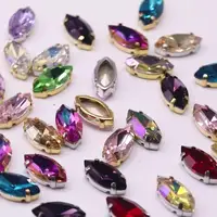 Набор страз XIAOPU  в форме конского глаза