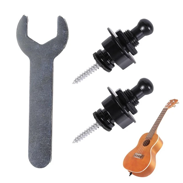 Guitar Strap Locks Buttons  Guitar Security Lock - Guitar Strap