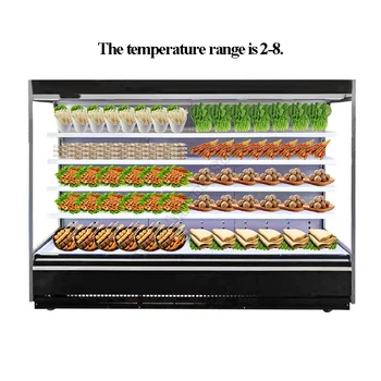 ​Commercial Glass Door Beverage Cooler​ High Capacity Bakery Display Case with Air Screen