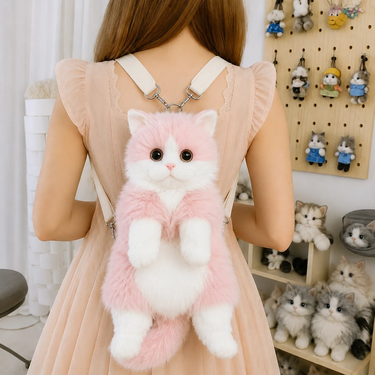 ตัวเลือกสินค้า กระเป๋าเป้แมว น่ารัก ใส่โรงเรียน ท่องเที่ยว ได้ทุกที่