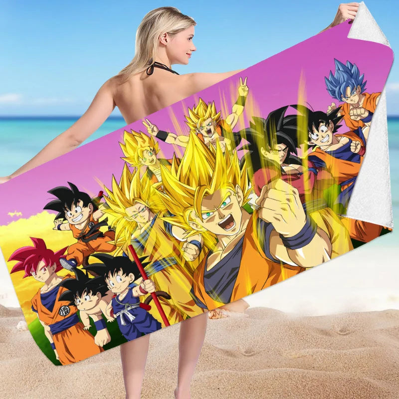 Asciugamano Poncho Dragon Ball Z Per Bambini - Microfibra, Multicolore - Foto 10