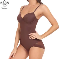 Body Shaper pour femme, Body Tightening, Taille Trainer, Contrôle de l'abdomen, Lingerie marron, Combinaison de batterie, Sous-vêtements féminins, 3XL 2