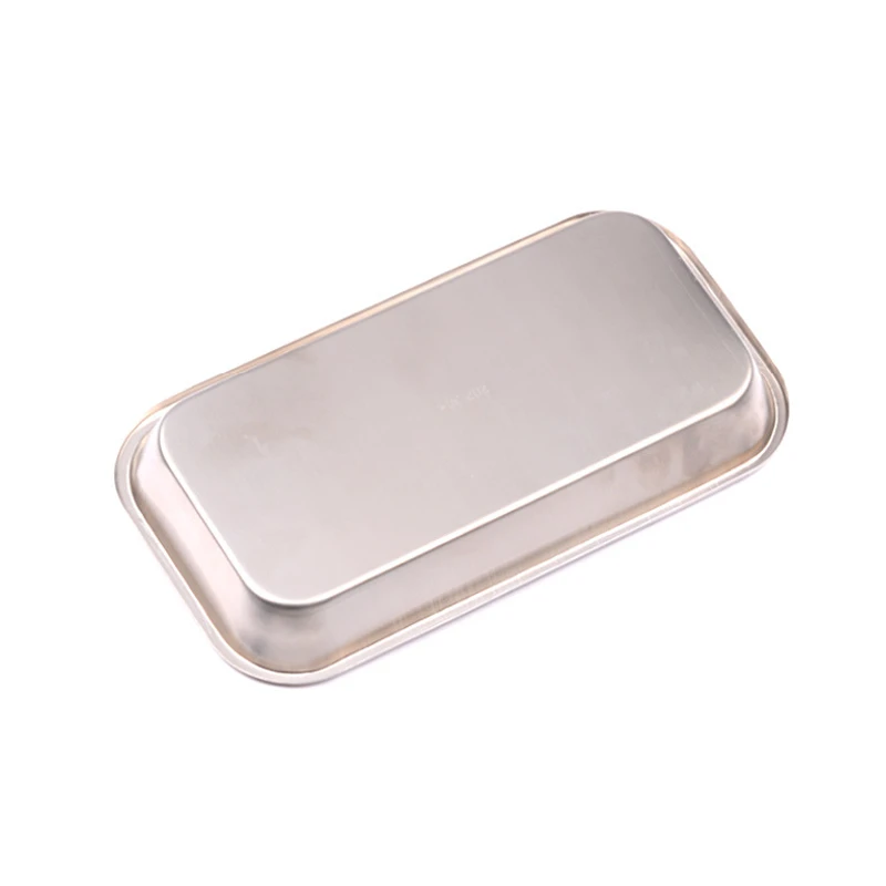Kitchen tray storage tray 1/2/10pcs Stainless Steel Square Storage Tray Dental Medical Tools