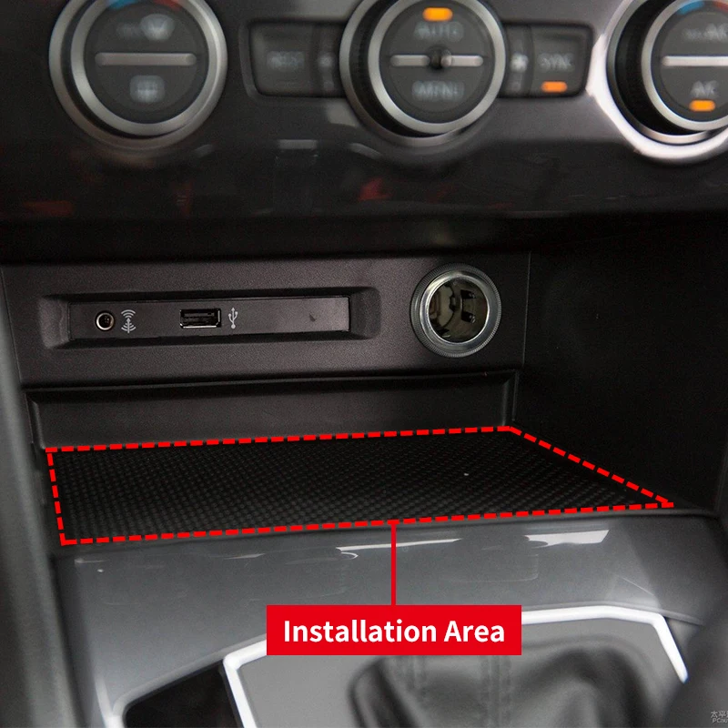 DECTRADE 15W QI Wireless Charger Car Fast Charging Pad For VW