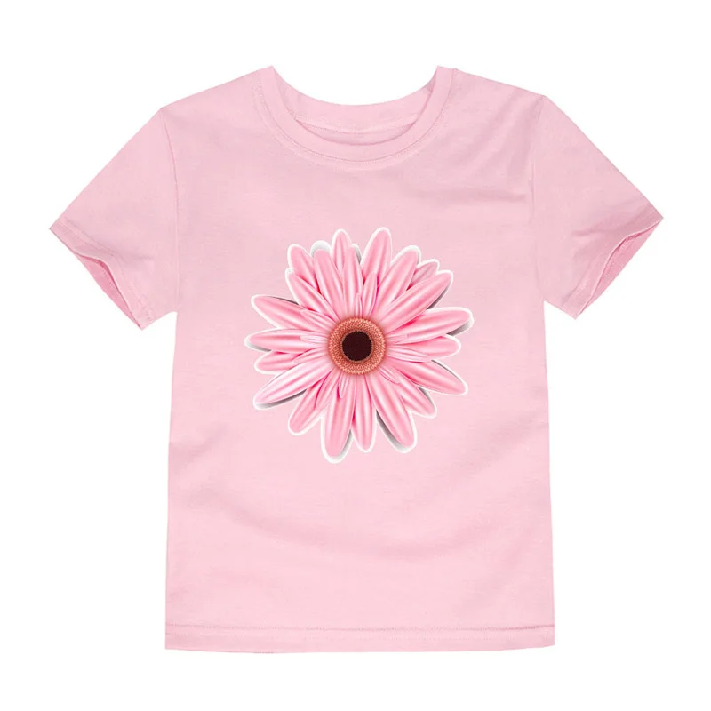 T-shirt col rond manches longues coton rose fushia fille | La Halle