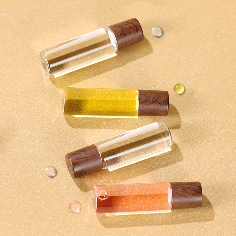 Glass Essential Oil Roller Bottles Refillable Cosmetic Containers
