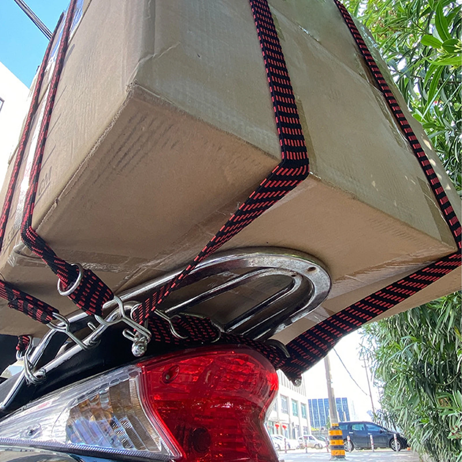 Bungee Cords Hooks 1M/2M/3M Bungee Straps Ropes Luggage Cord Flat Rubber Elastic Straps cargo straps,luggage strap,cargo tie down strap,tie down straps,lashing strap,bungee straps