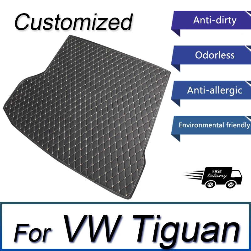 

Car trunk mat for Volkswagen Tiguan 2017 2018 2019 cargo liner carpet interior accessories cover