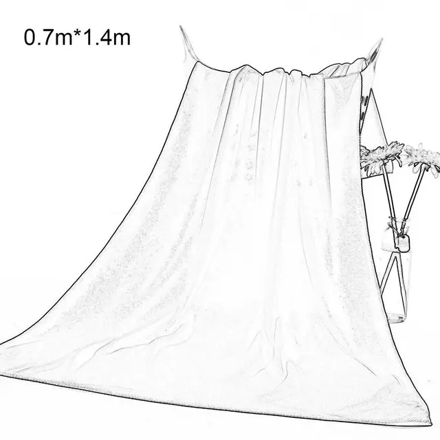 Többcélú Mikroszálas Abszorbens Gyors Szárító Fürdőszalag -Törölköző Mosófürdő Fürdőruhák Hajtörő Törülköző Sport Fitnesz Törülközők Fürdőszobához - Image 6