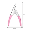 Fake Nail Cutter Type U Word False Tips Professional Nail Clippers Straight Edge Cutters Manicure Pliers Guillotine Nail Capsule 6