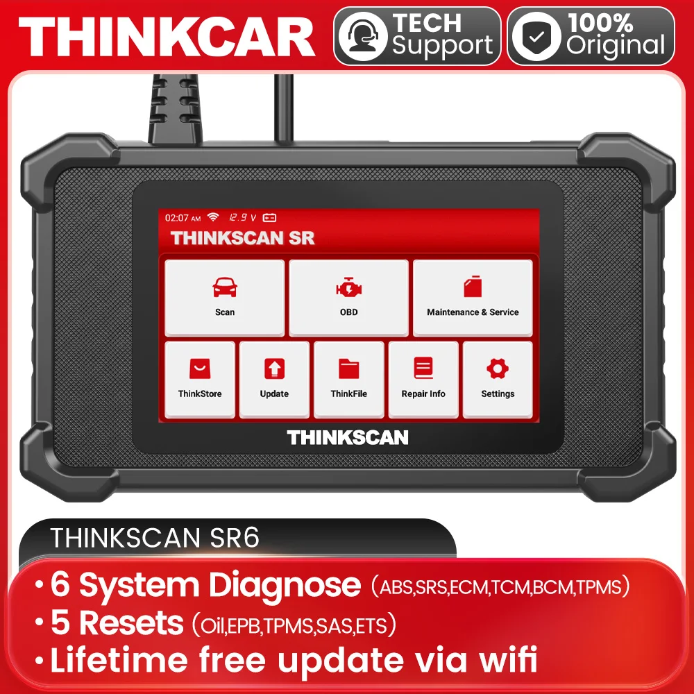 Сканер THINKCAR SR6 SR2 SR4 OBD2 для диагностики систем трансмиссии