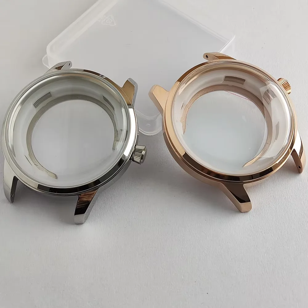 40mm NH35 case NH35 stainless steel cocktail party bubble glass case suitable for NH35/36 NH38 movements