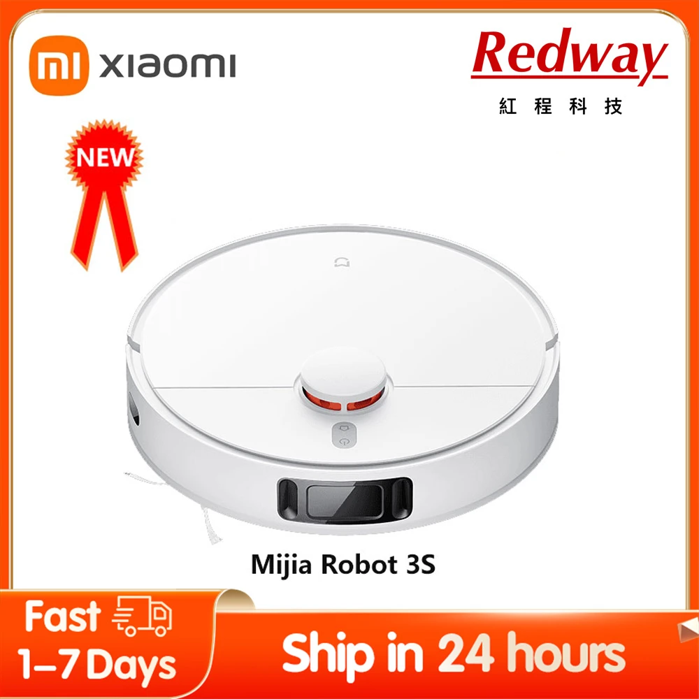 2023 New Xiaomi Mijia Sweeping Robot 3S Mop Home Intelligent Sweeping ...