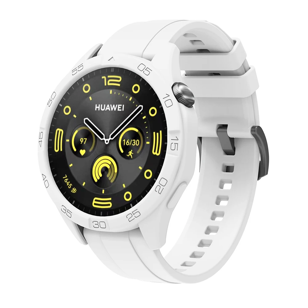 Silikonarmband + Schutzhülle für Huawei Watch GT6 GT5 GT4 46 mm Smart Watch Band – Detail 7