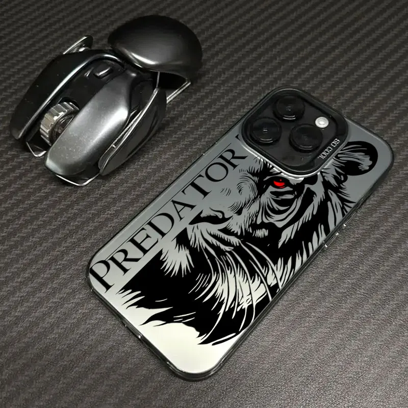 Majestic Wildlife Series Phone Case - Wolf, Eagle, and Tiger Design