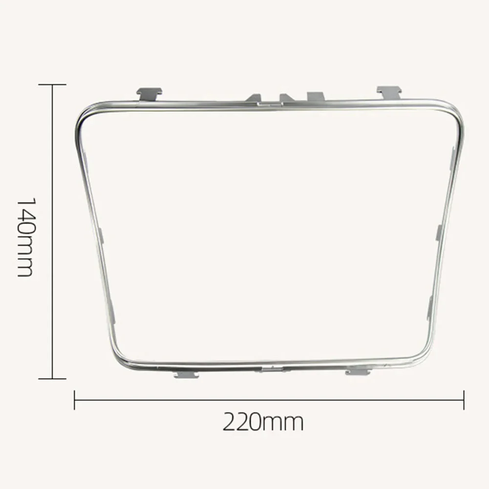 Car Centre Console Ashtray Cup Holder Strip Trim Chrome Frame Water Cup Holder For Mercedes Benz C GLC Class W205 W253 2015-2020