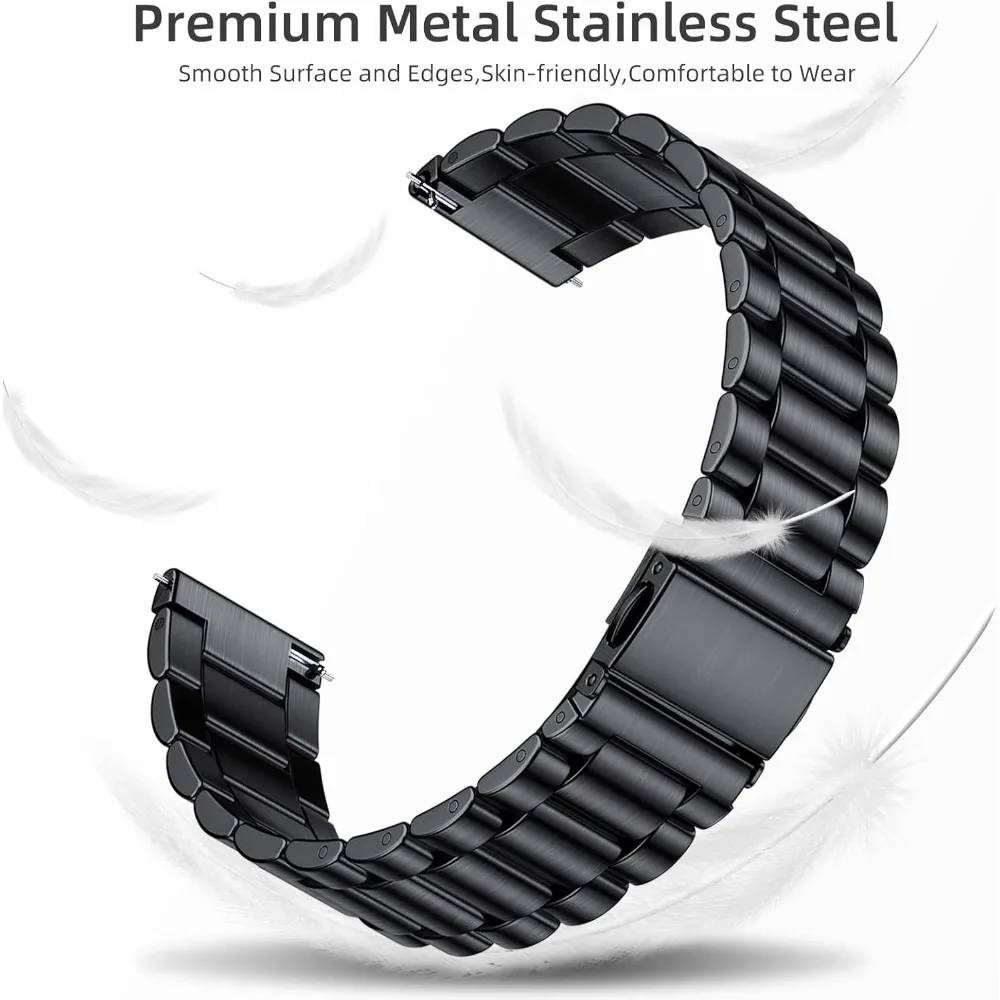 Sleek Stainless Steel Metal Watch Band – Premium Design and Comfort