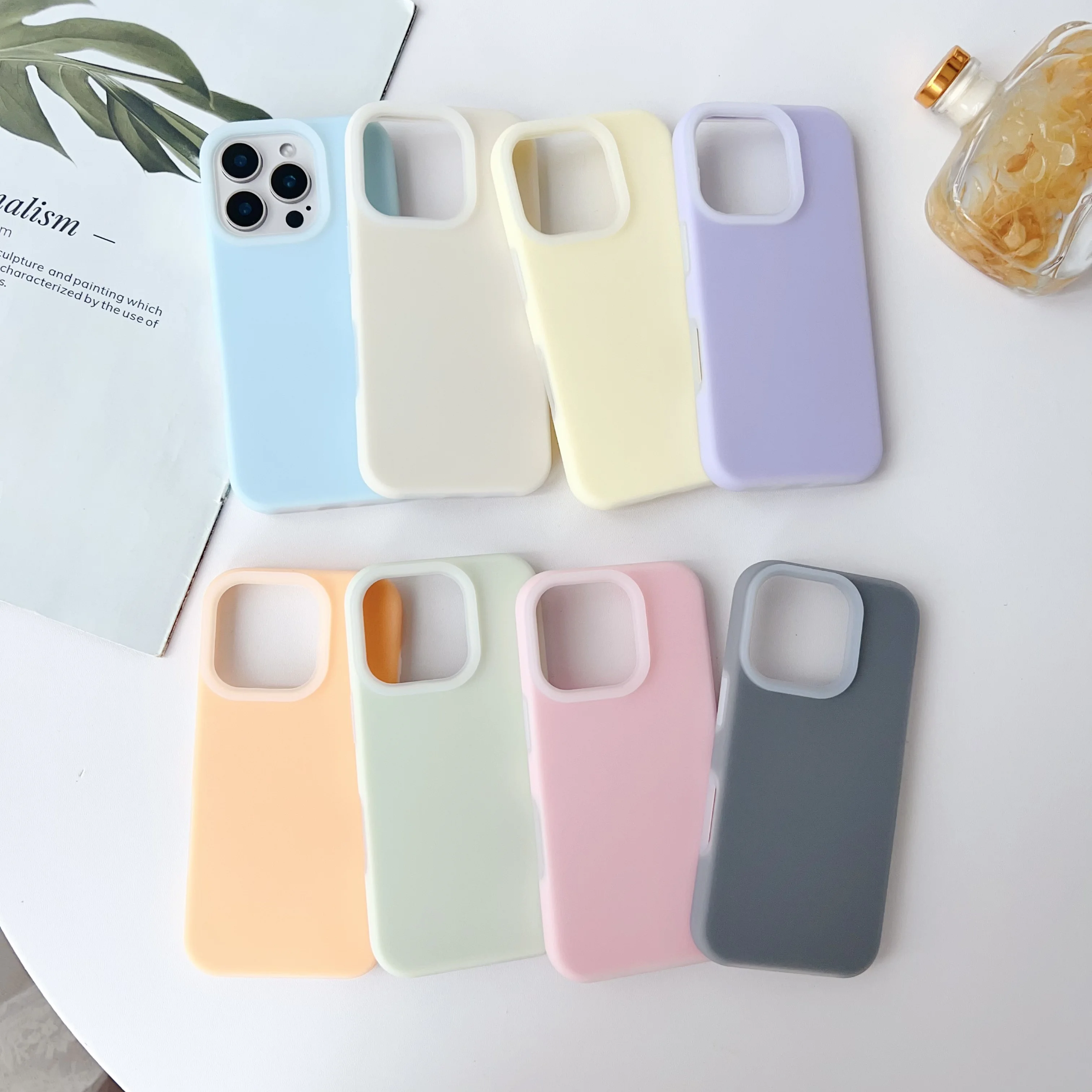 Liquid Jelly Silicone Fruit Juice Candy Phone Case - Trendy Cute Neon Cover