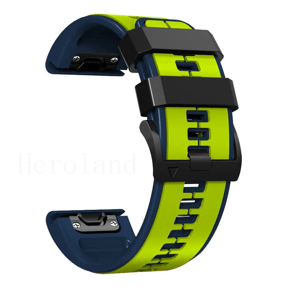 Premium Silicone Quick Release Watch Band Bracelet, 22-26MM Strap