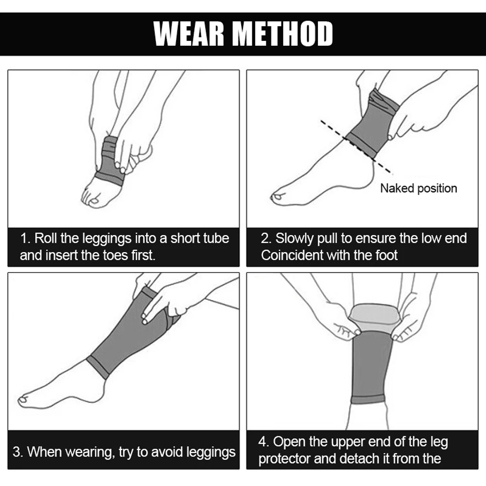 Sports Compression Leg Sleeve Basketball Gym Calf Support Running Antiskid Shin Guard Cycling Leg Warmers Sun UV Protection 1Pcs