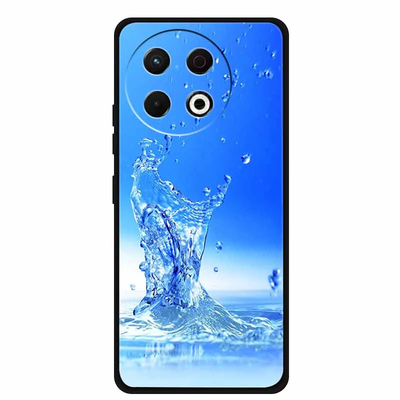 Black Silicone Soft Phone Case - Protective Back Cover