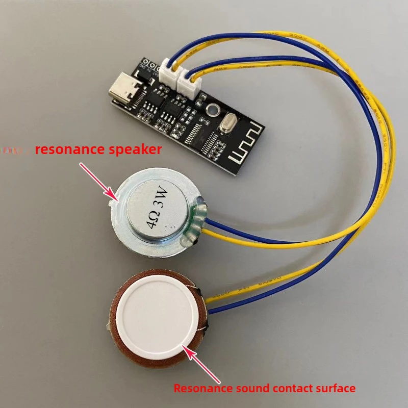 SOTAMIA 27MM Resonance Vibration Speaker 4 Ohm 3W DIY Bluetooth Speaker 5Wx2 Bluetooth Power Amplifier Audio Receiver Module