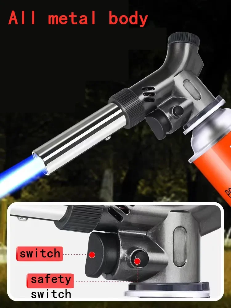 

Soldering Ignition Torch Autoignition Welding Burner Gun Electronic Butane Gas -burner Flame Blowtorch Cooking