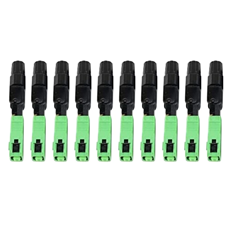 

10PCS/Component FTTH SC APC Single-Mode Fiber SC APC Fast And Fast Field Assembly Adapter For Cable Entry