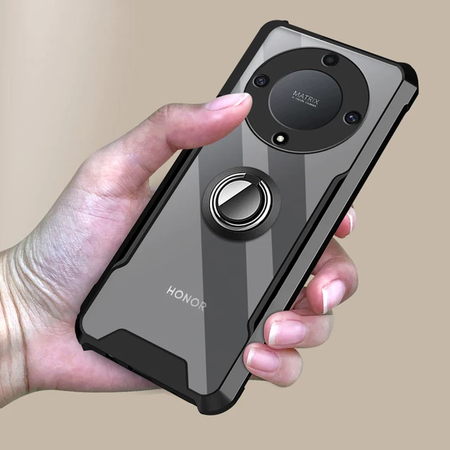 아너 X9a에 대한 프리미엄 보호 및 편리함을 제공하는 투명 아크릴 TPU 소프트 프레임 전화 커버