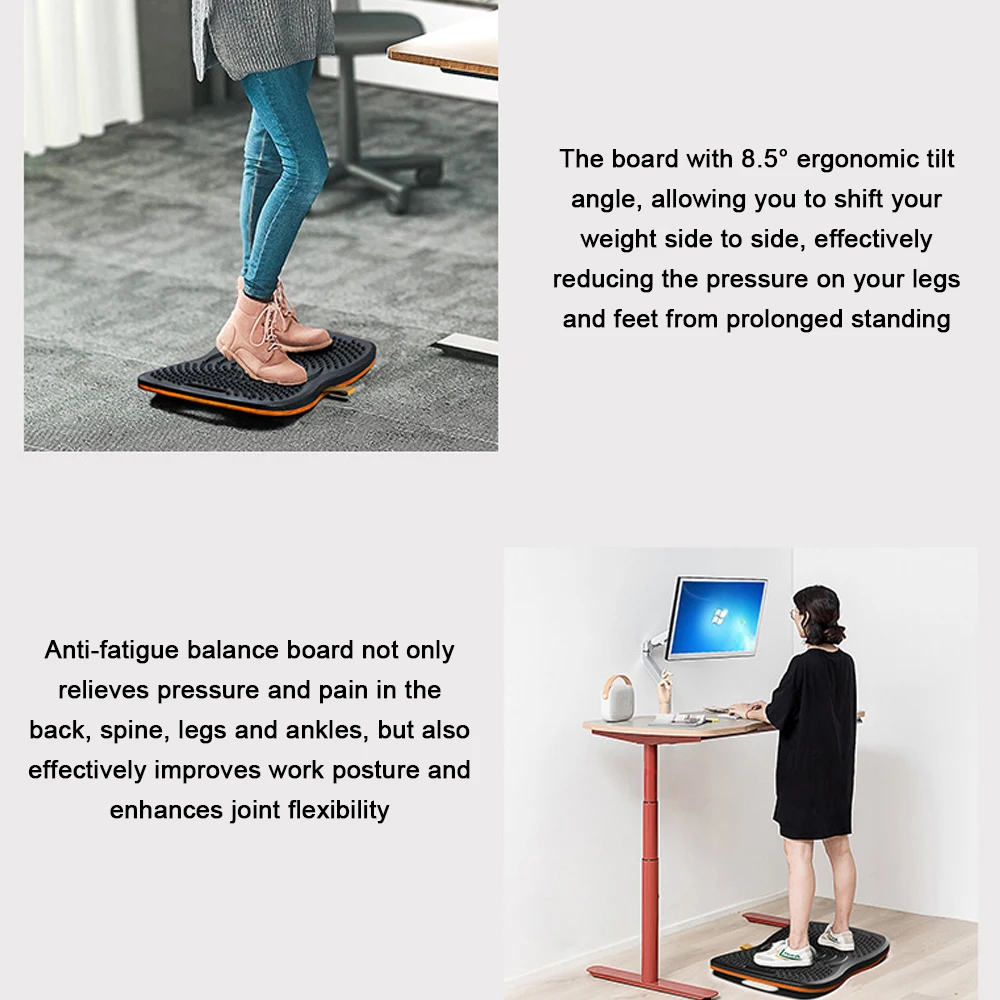 Trobing Standing Desk Mat, Standing Desk Balance Board, with Anti Fati