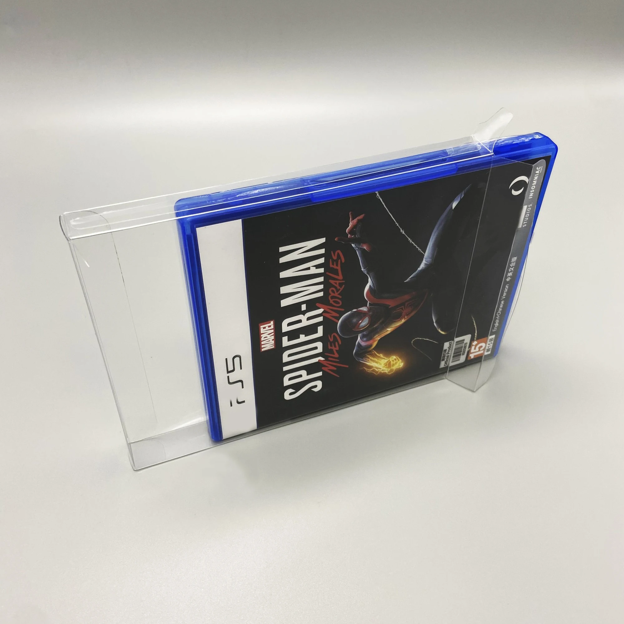 5 Box Protector Per Sony Ps5 Game Video Clear Display Case Collect Box