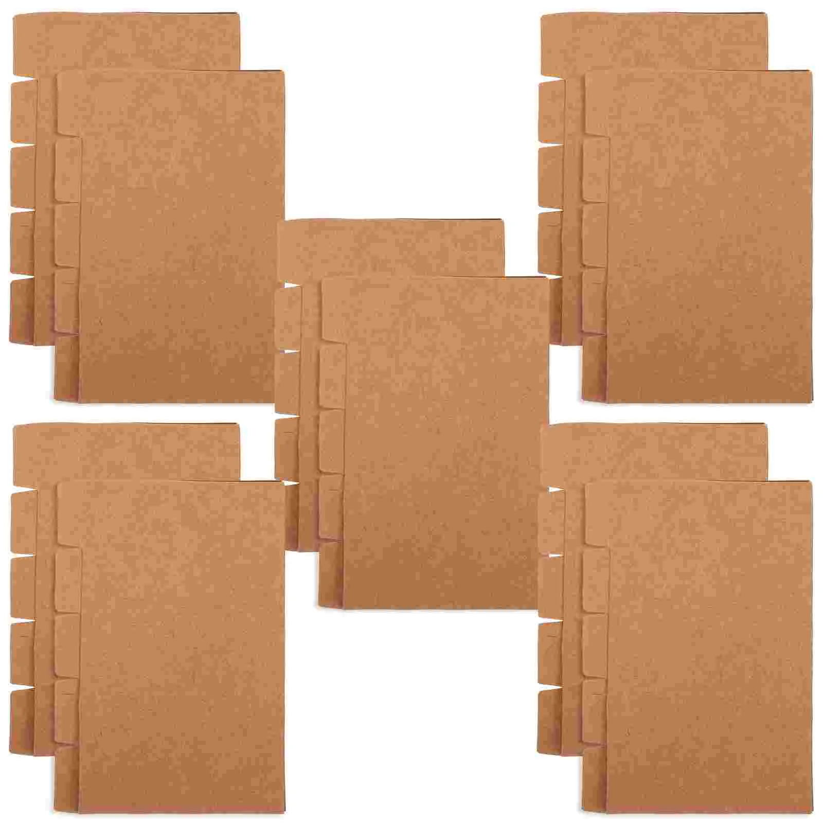 

Kraft Paper Dividers 3 X 5Inch Index Divider Brown Paper Binder Dividers Tabbed Note Cards