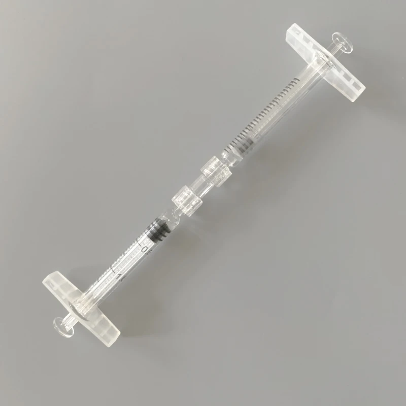 Medical Syringe Connector Hyaluron Disposable Upgraded Version Of Luer Thread Double Connector Pneumatic Device Syringe Connector 10 Pcs a Pack