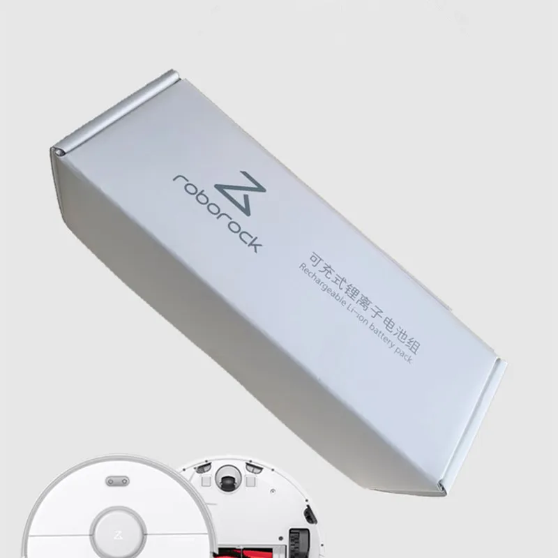 Batteria Di Ricambio 14.4V 5200mAh Per Robot Aspirapolvere Roborock S50 S51 - Ioni Di Litio Con Protezione Intelligente